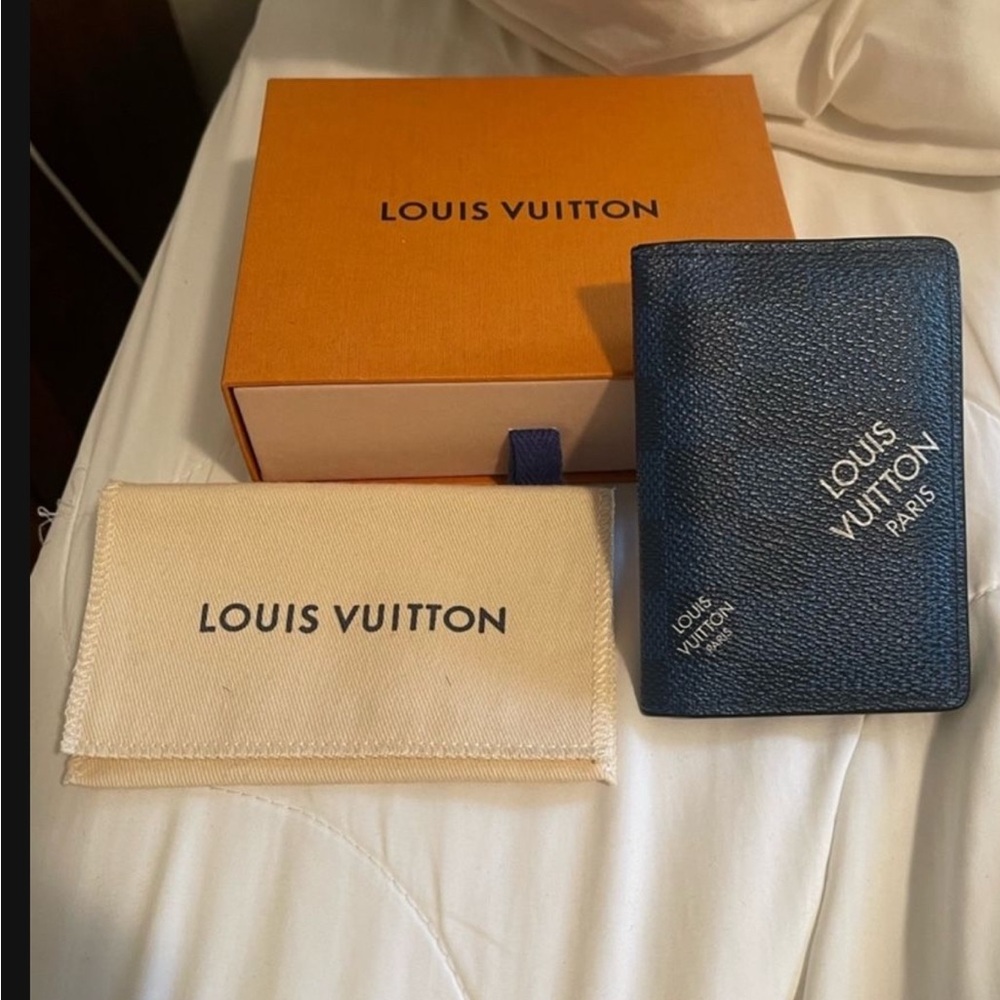 Louis Vuitton Dark Blue Card Holder